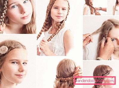 Frisurenkorb für Mädchen und Frauen - Foto Schritt für Schritt