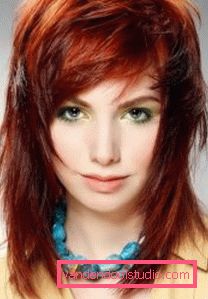 Frauenhaarschnitt Aurora auf verschiedenen Haarlängen